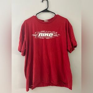 Red vintage NIKE t-shirt
